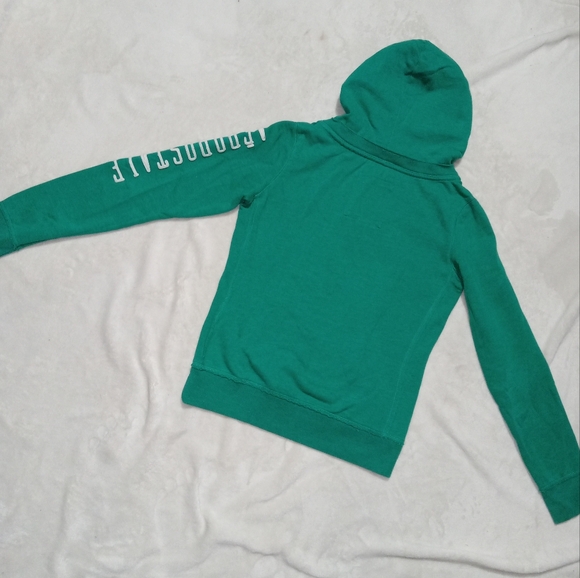 Aeropostale Green Pullover Hoodie sz small - Picture 8 of 9